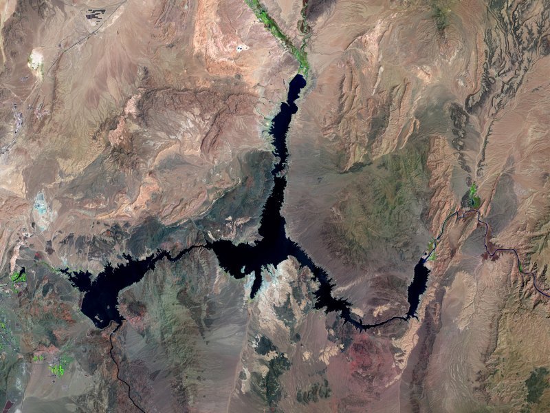 Rekordno niska razina jezera Mead 15. svibnja 1984.