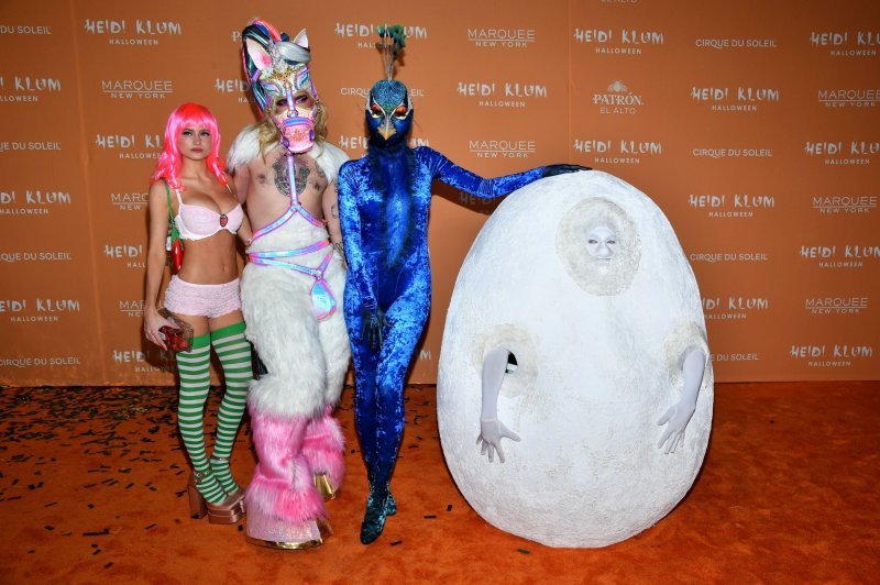 Leni Klum, Tom Kaulitz i Heidi Klum