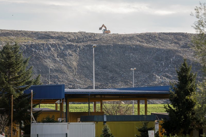 Odron dijela odlagališta otpada Jakuševac