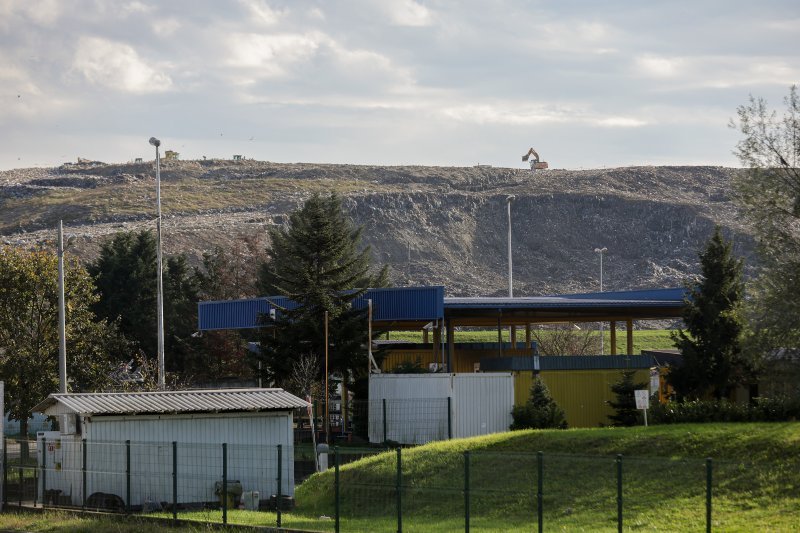 Odron dijela odlagališta otpada Jakuševac