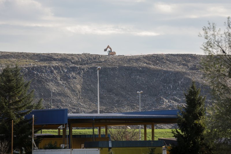 Odron dijela odlagališta otpada Jakuševac