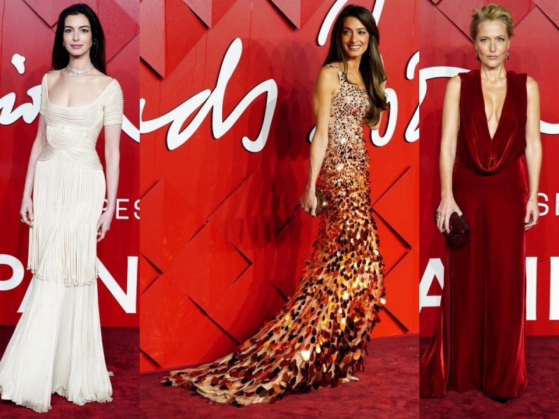 Anne Hathaway, Amal Clooney, Gillian Anderson