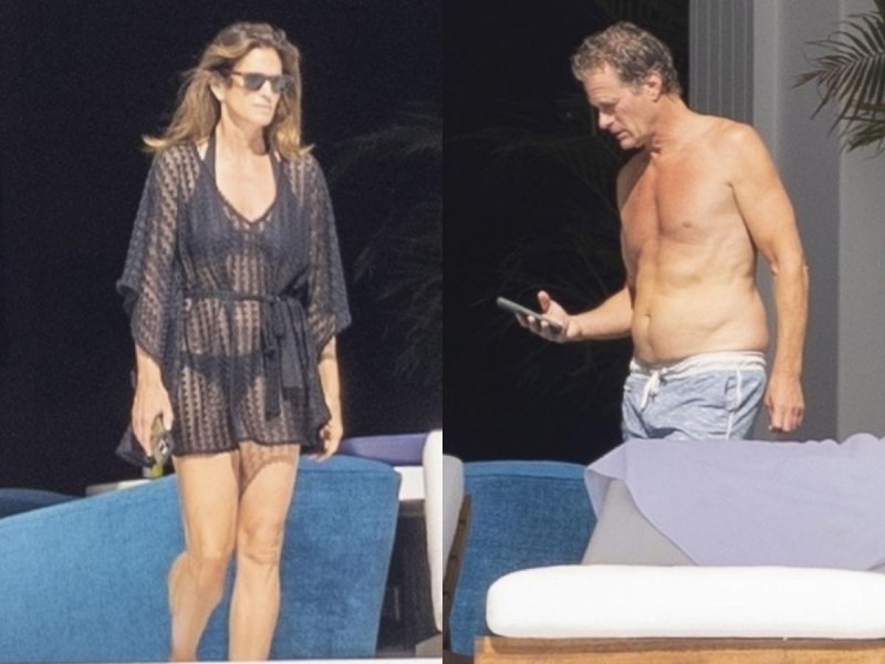 Cindy Crawford s obitelji u Los Cabosu