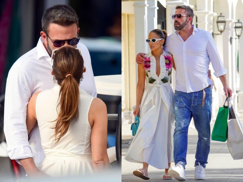 Jennifer Lopez i Ben Affleck na St. Bartsu