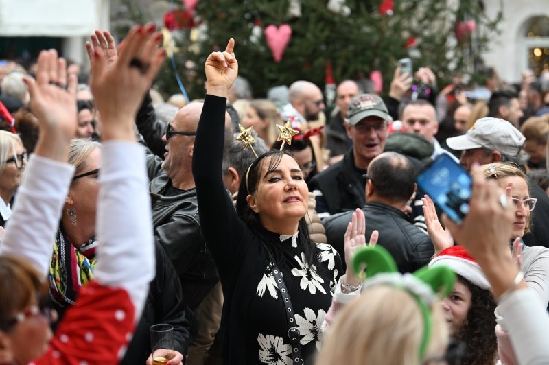 Rani doček Nove godine na splitskog Pjaci