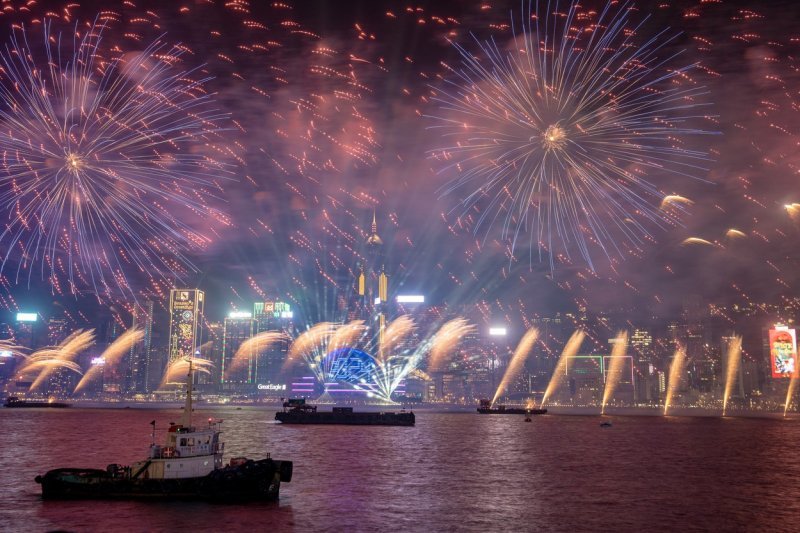Spektakularni vatrometi i u Hong Kongu