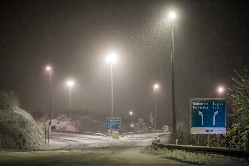 Snijeg u Dalmatinskoj zagori