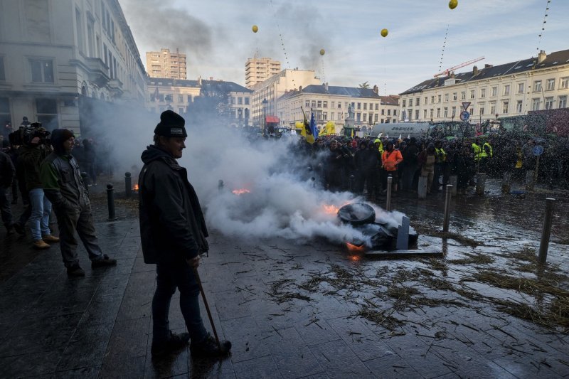 Prosvjedi poljoprivrednika ispred EU parlamenta