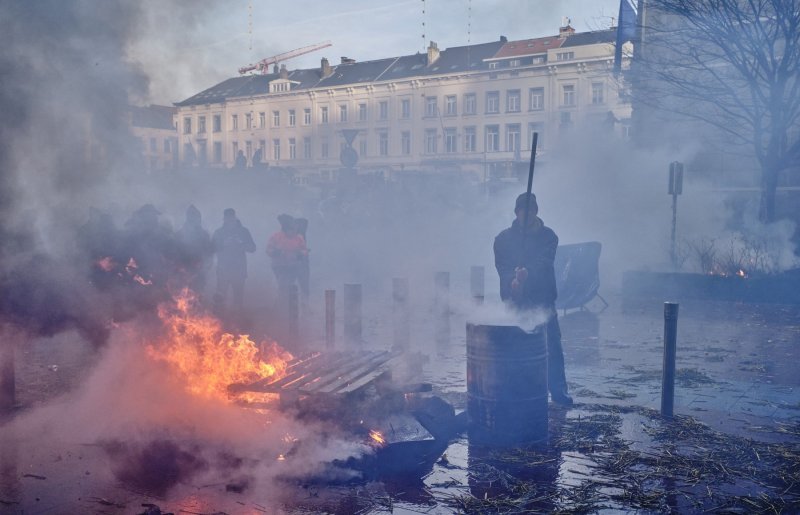 Prosvjedi poljoprivrednika ispred EU parlamenta