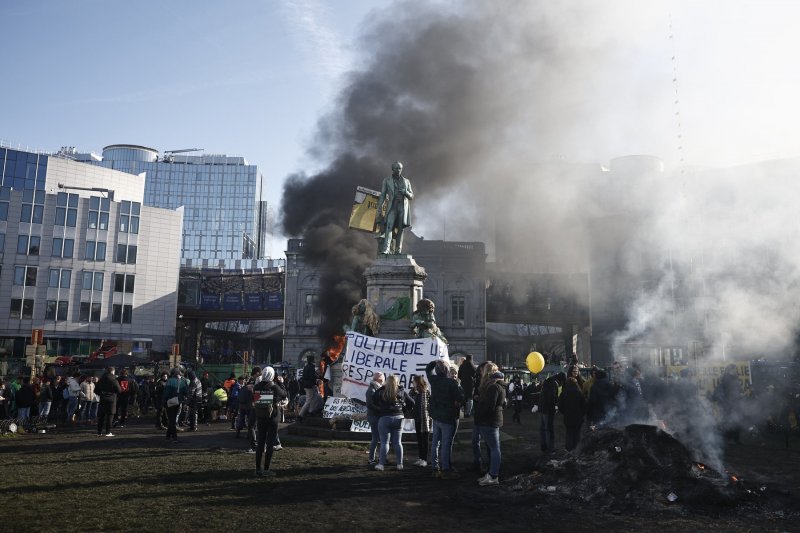 Prosvjedi poljoprivrednika ispred EU parlamenta