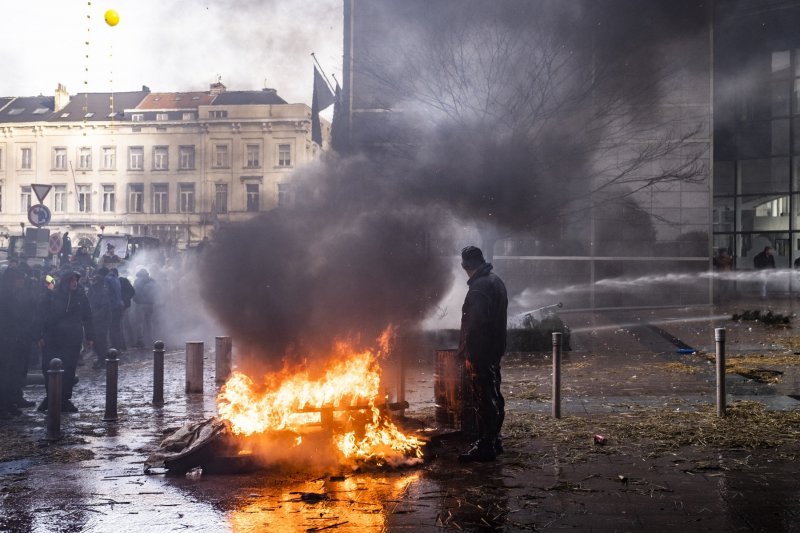 Prosvjedi poljoprivrednika ispred EU parlamenta