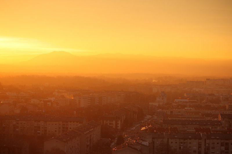 Zagreb zagađen smogom