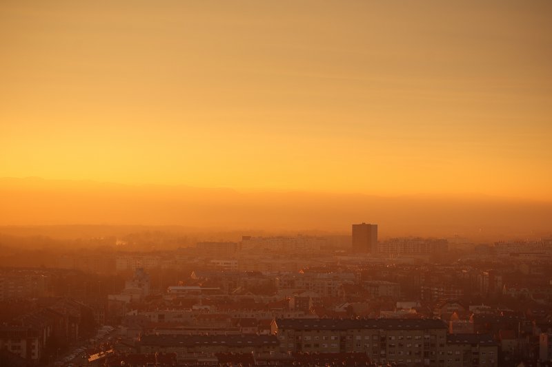 Zagreb zagađen smogom