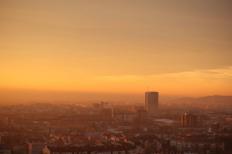 Zagreb zagađen smogom