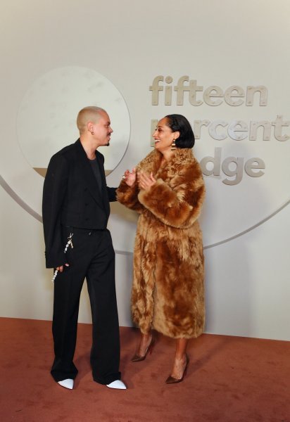 Tracee Ellis Ross i sin Evan Ross