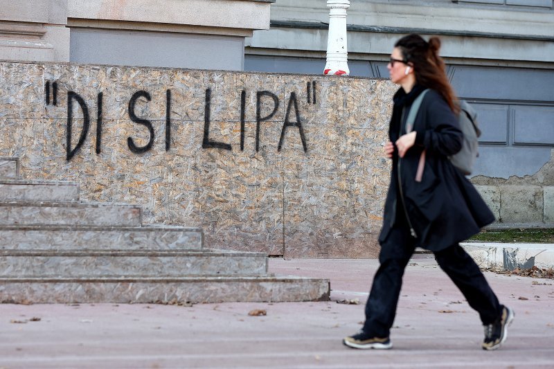 Na Mimari osvanuli grafiti SMS poruka Josipe Rimac i Ivana Turudića