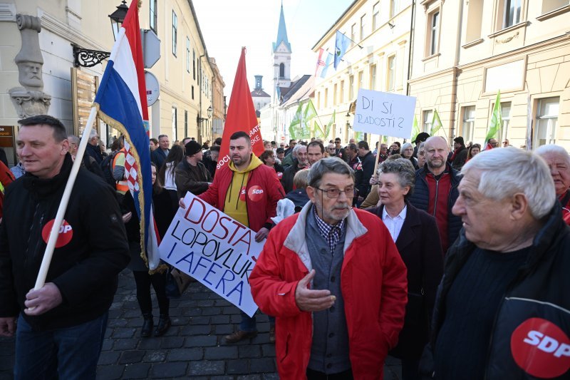 Transparenti na prosvjedu