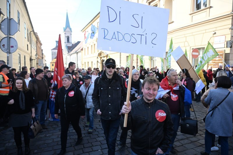 Transparenti na prosvjedu