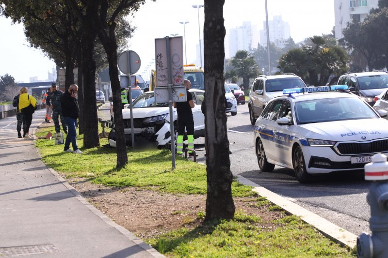Prometna nesreća u Ulici Domovinskog rata u Splitu