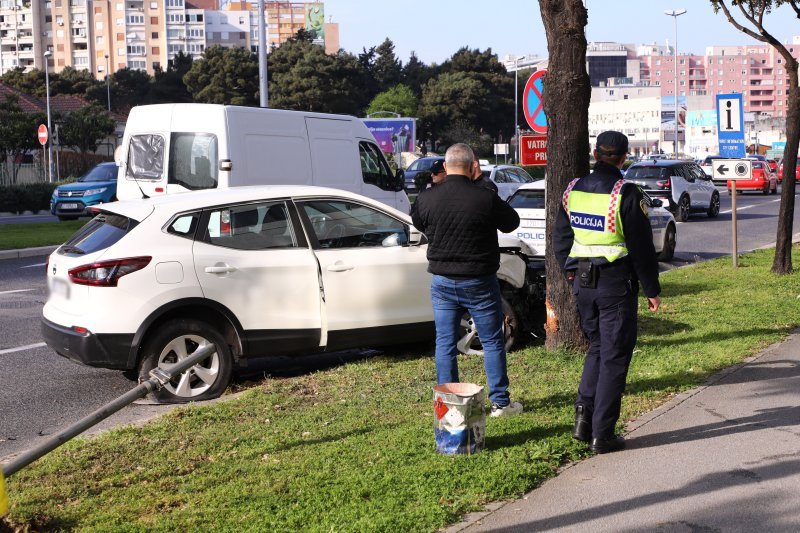 Prometna nesreća u Ulici Domovinskog rata u Splitu