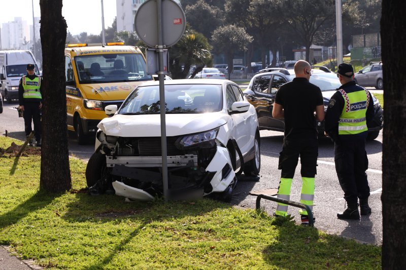 Prometna nesreća u Ulici Domovinskog rata u Splitu