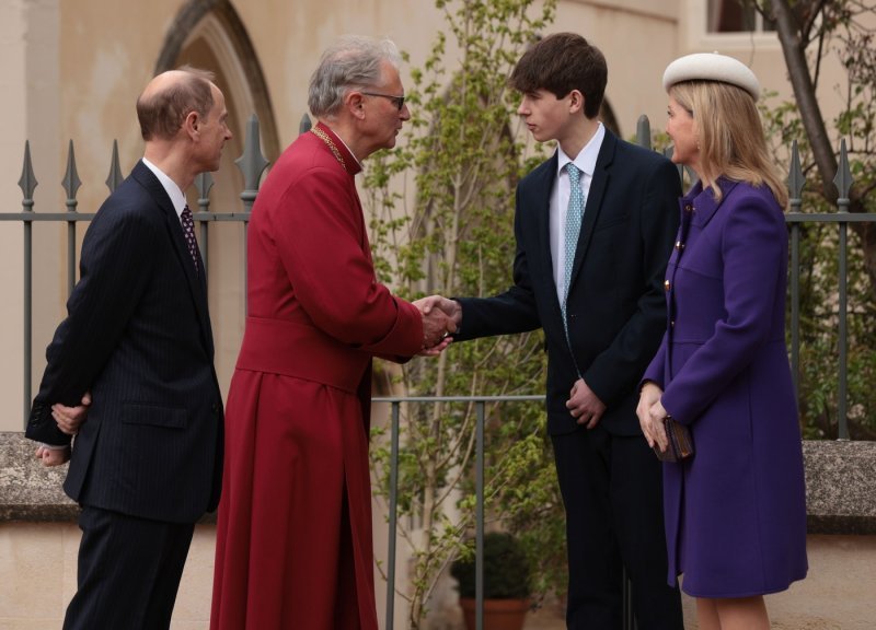 Princ Edward i vojvotkinja Sophie sa sinom Jamesom