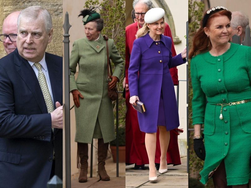 Princ Andrew, princeza Anne, vojvotkinja Sophie, Sarah Ferguson