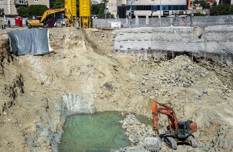 Otvorila se rupa ispod centralne splitske prometnice na gradilištu Small Malla