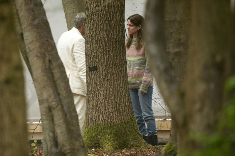 George Clooney na snimanju filma