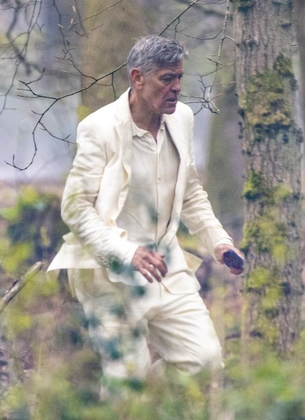 George Clooney na snimanju filma