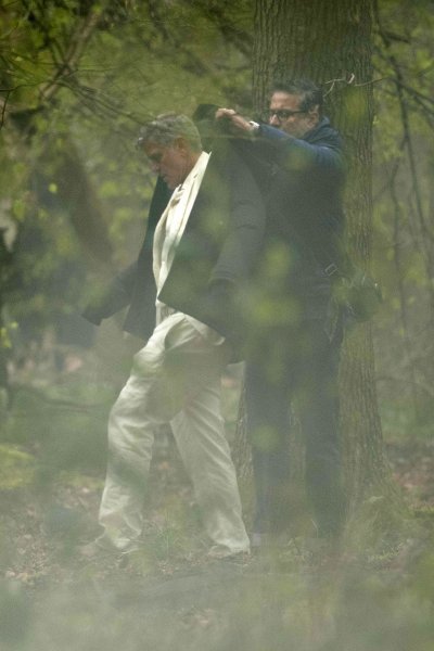 George Clooney na snimanju filma