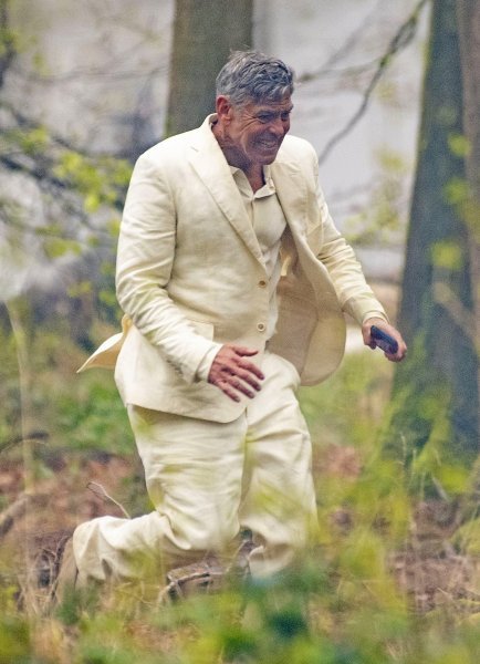 George Clooney na snimanju filma