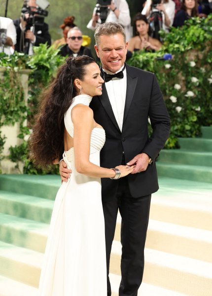 Matt Damon i Luciana Barroso