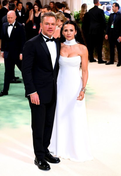 Matt Damon i Luciana Barroso