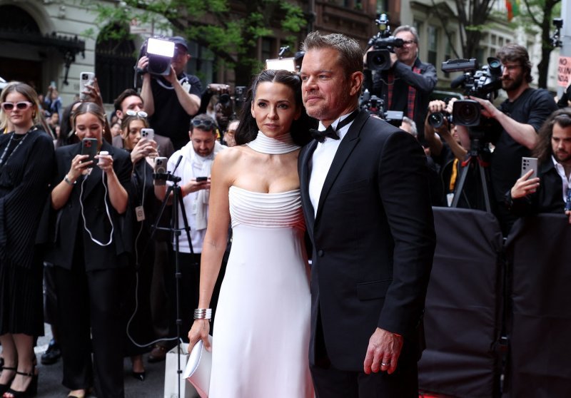 Matt Damon i Luciana Barroso