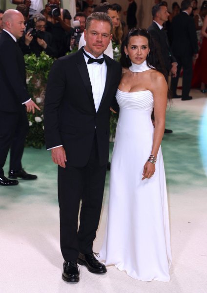 Matt Damon i Luciana Barroso