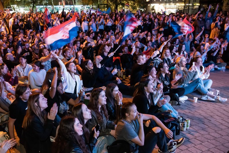 Gledanje Eurovizije u Zagrebu i Zadru