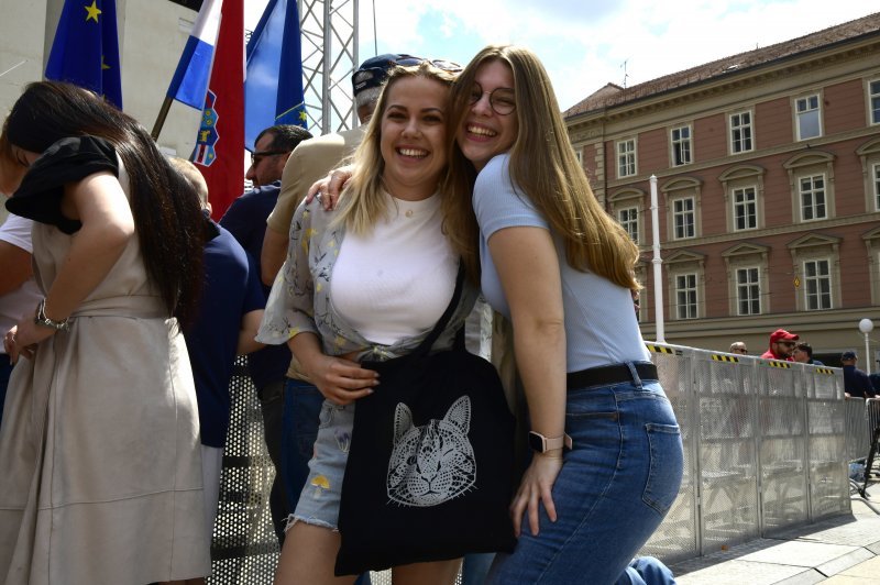 Doček Baby Lasagne na Trgu