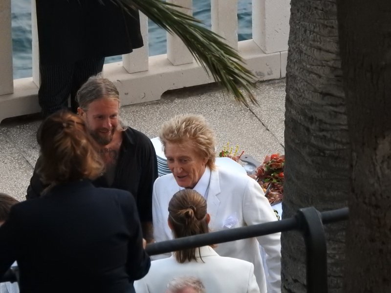 Rod Stewart s Penny Lancaster i Rachel Hunter