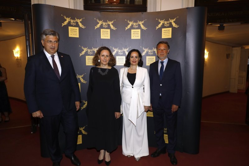 Andrej Plenković, Nina Obuljen Koržinek, Iva Hraste Sočo, Gordan Jandroković