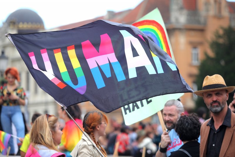 Okupljanje sudionika 23. Zagreb Pridea, središnje nacionalne Povorke ponosa LGBTIQ zajednice