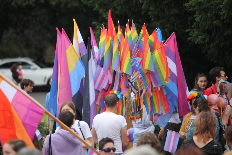 Okupljanje sudionika 23. Zagreb Pridea, središnje nacionalne Povorke ponosa LGBTIQ zajednice