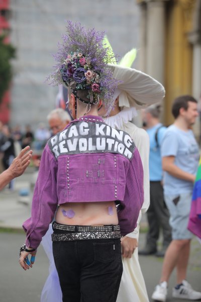 Okupljanje sudionika 23. Zagreb Pridea, središnje nacionalne Povorke ponosa LGBTIQ zajednice