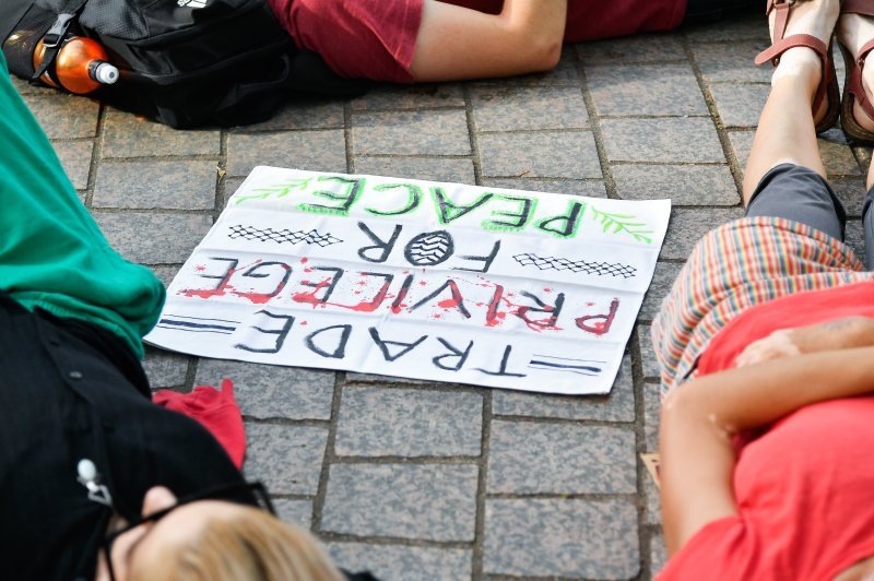 Prosvjed za Palestinu u Zagrebu