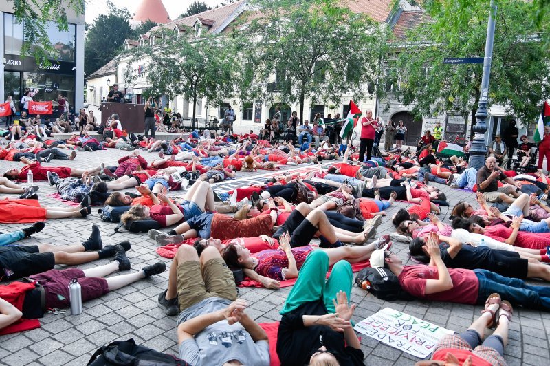 Prosvjed za Palestinu u Zagrebu
