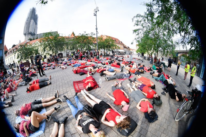 Prosvjed za Palestinu u Zagrebu