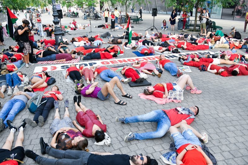 Prosvjed za Palestinu u Zagrebu