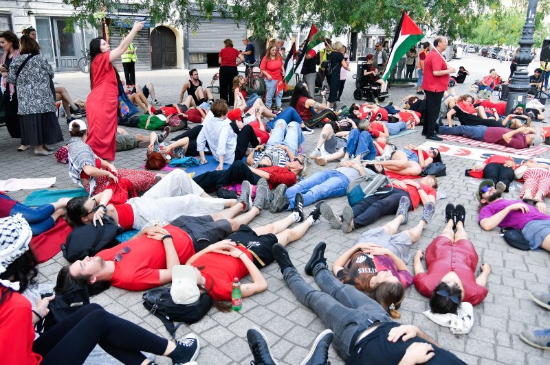 Prosvjed za Palestinu u Zagrebu