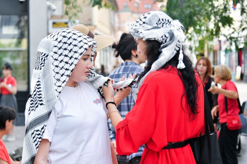 Prosvjed za Palestinu u Zagrebu