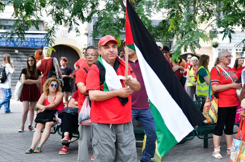 Prosvjed za Palestinu u Zagrebu
